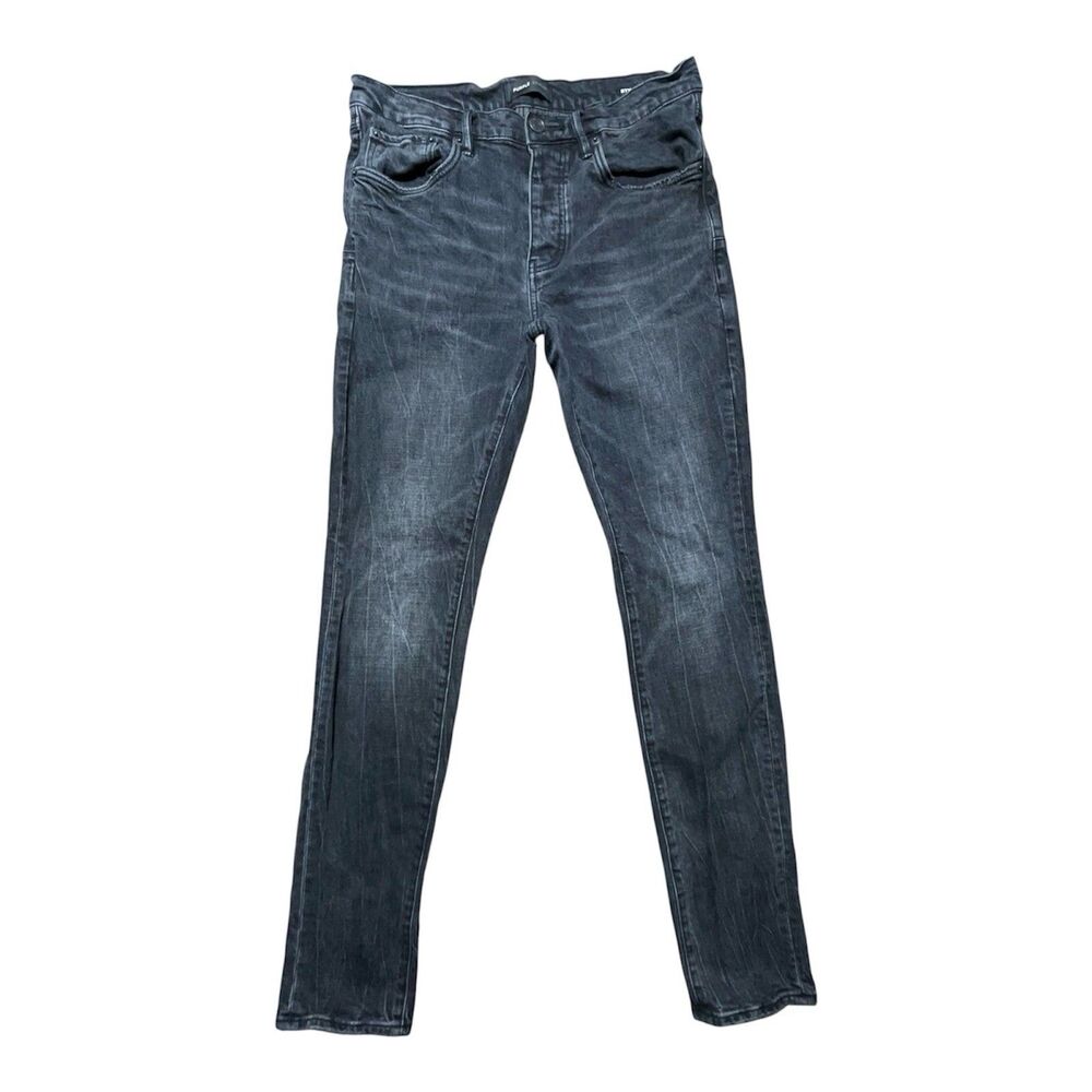 Purple Brand  Denim Jeans P001 Black Wash Skinny Fit Stretch Men’s 32x32